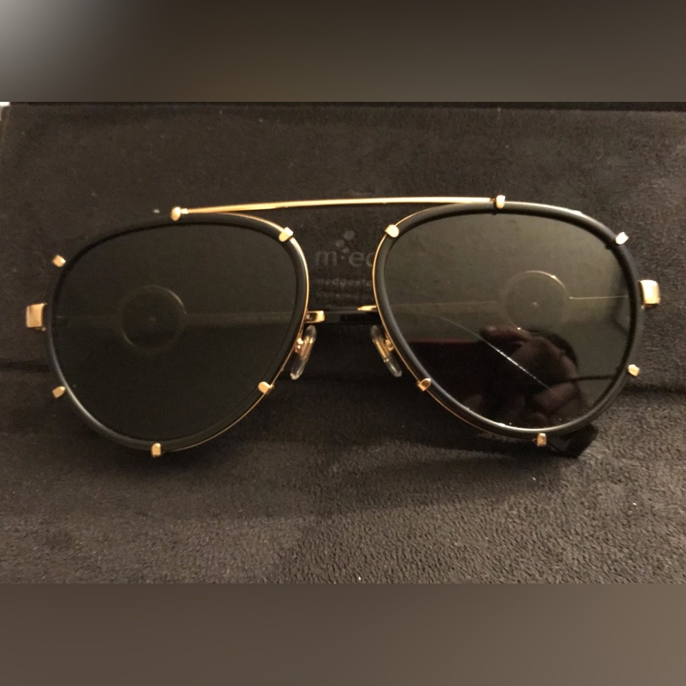 Versace Vintage Icon Pilot Clip-On Sunglasses